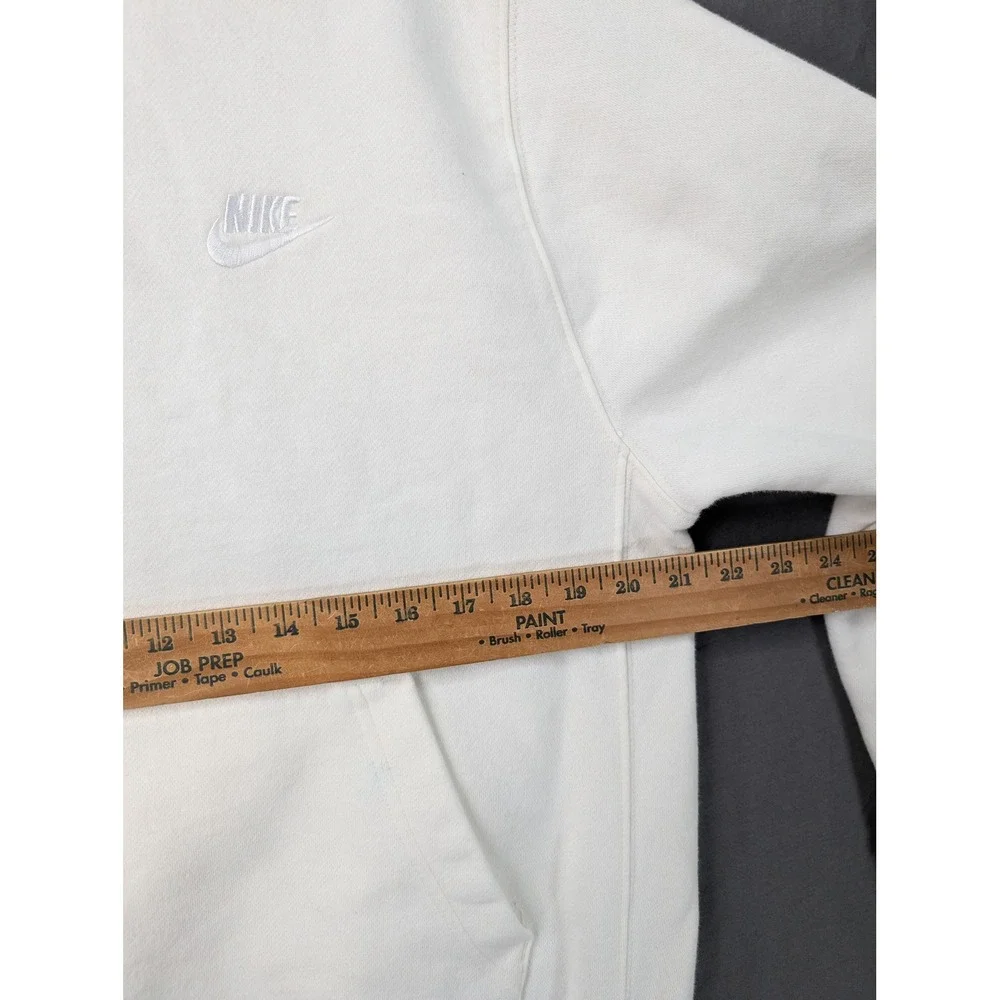 Nike Mens Sportswear Club Fleece Hoodie Sail White BV2648-133 Size Medium
